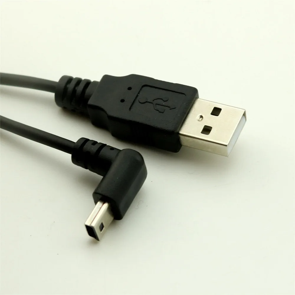 1 шт. Спиральный адаптер USB 2 0 A папа к мини 5 Pin угловой футов|coiled usb|mini usbmini usb a |
