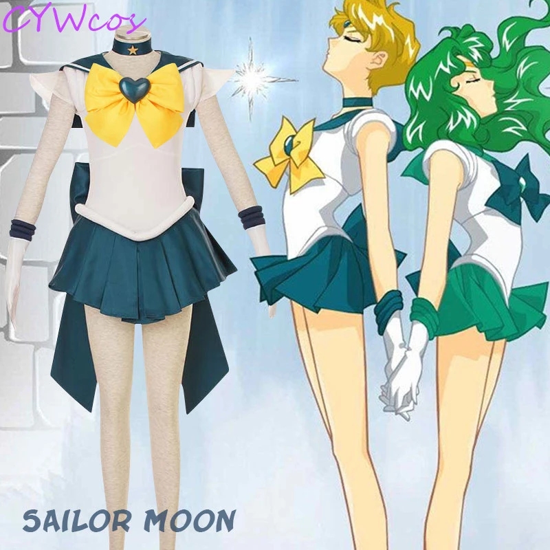 Аниме милый солдат косплей Сейлор Мун Tenoh Haruka Uranus костюм 4 серия Униформа женское