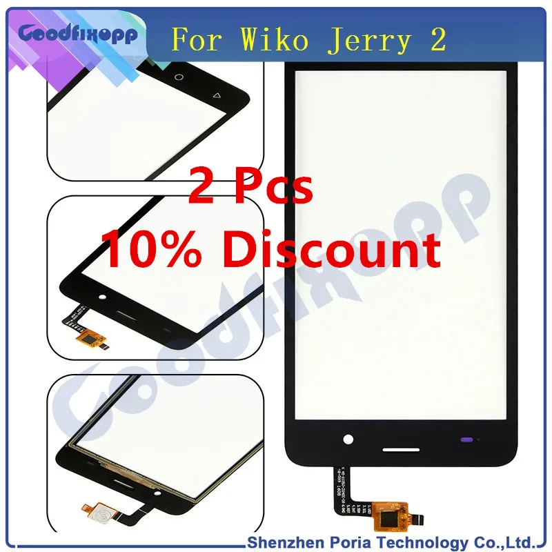 

For Wiko Jerry 2 Touch Screen Digitizer Glass Touch Panel Touchscreen Phone Replacement Parts Touch Screen For Wiko Jerry 2