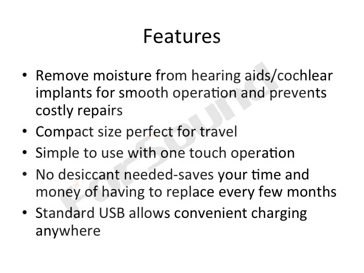 DryGuard USB Электрический осушитель слухового аппарата, осушитель слухового аппарата, сухой Чехол для слухового аппарата