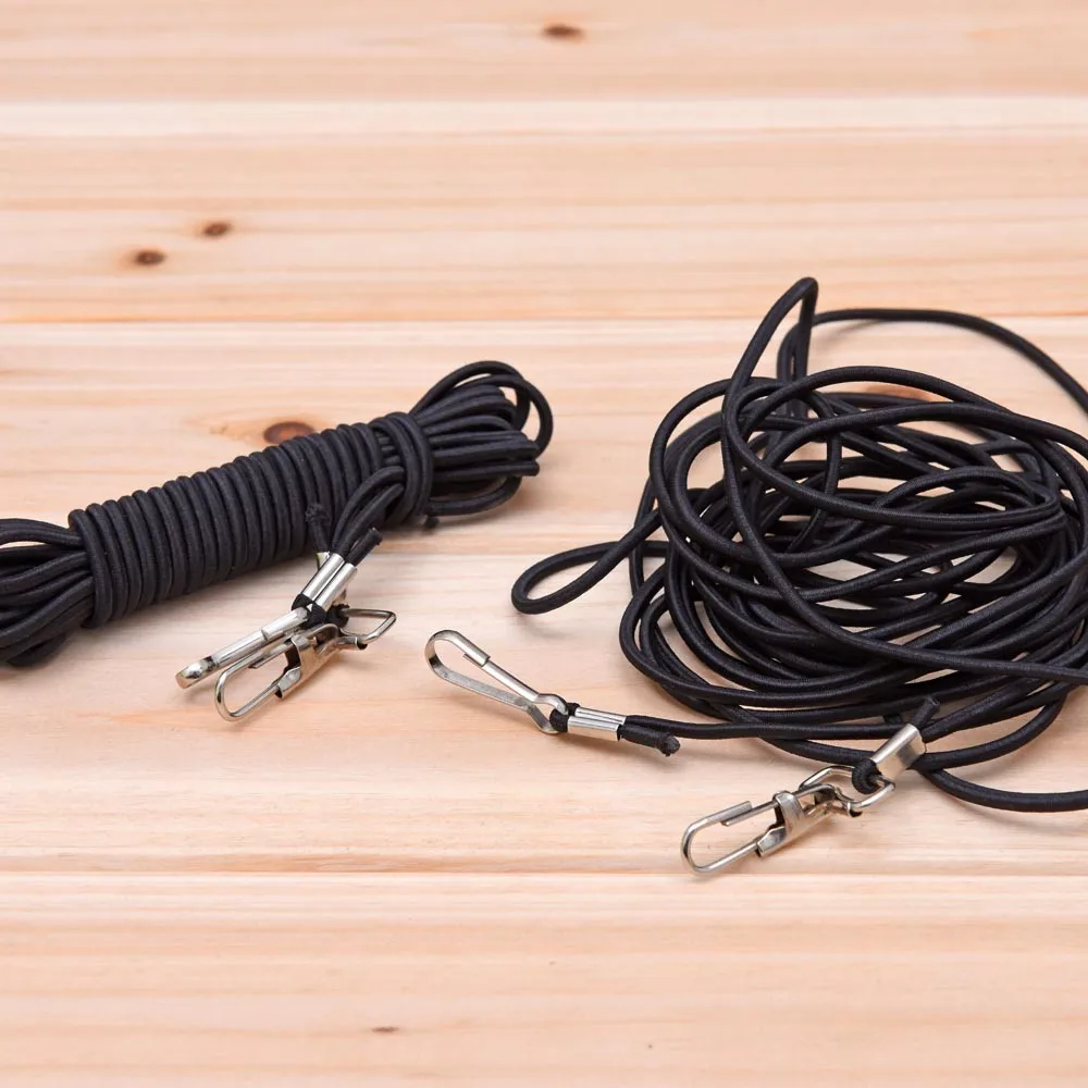 2Pcs 5m Fish Missed Rope Pole Rod Protector Elastic Rubber Line Fishing Tackle Tool | Спорт и развлечения