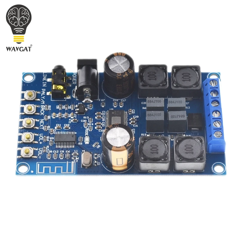 WAVGAT TPA3116 50 Вт + 2 0 аудио беспроводной Bluetooth стерео цифровой усилитель мощности с