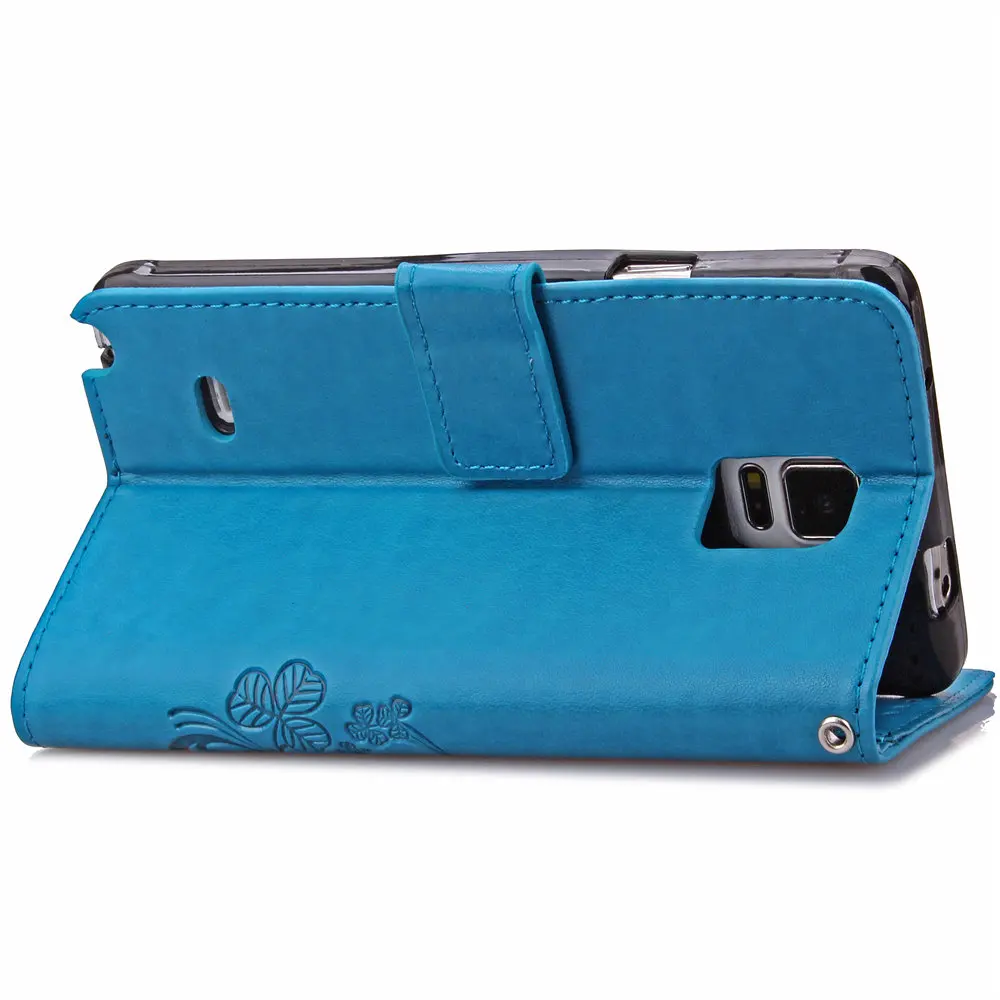 Кожаный чехол книжка с тиснением для Samsung Note 4 N9100|case for samsung|leather casewallet case |