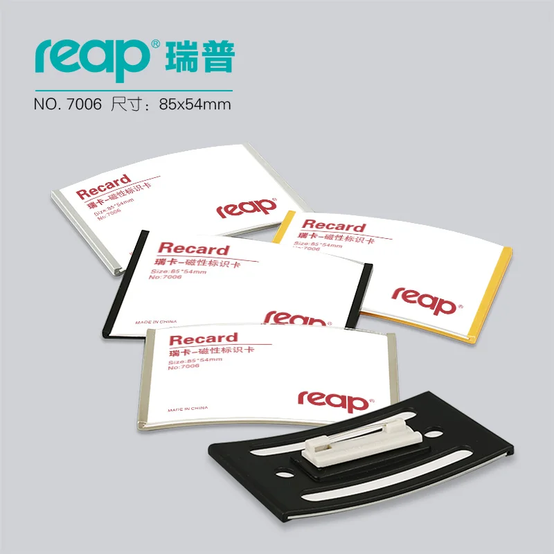 

10pcs/1 Lot Reap7006j ABS 90*54mm pin name tag badge holder pin badges Card ID Holders work employee card