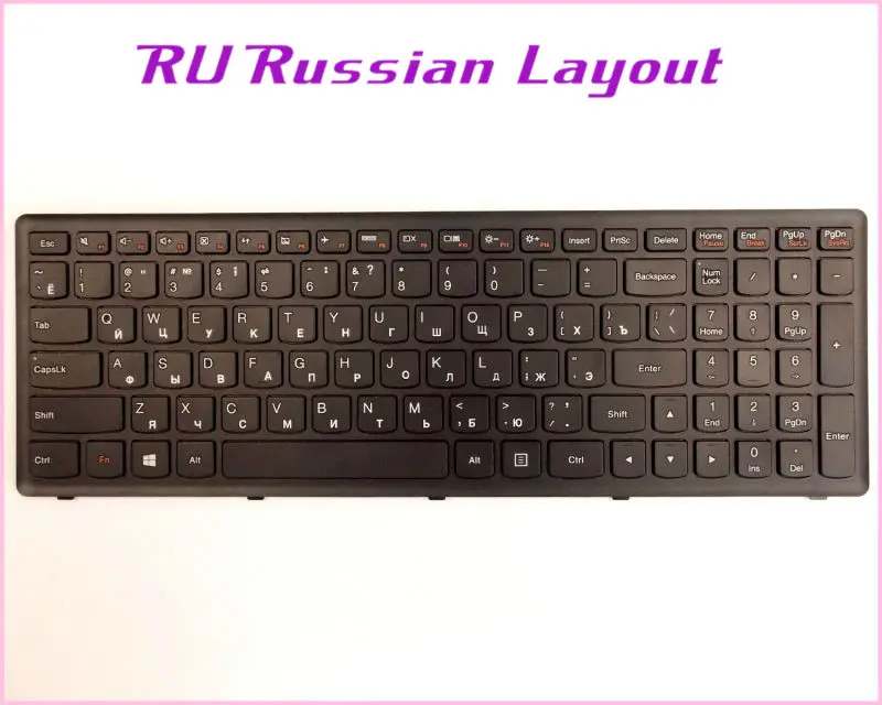 Русская RU раскладная клавиатура для Lenovo Ideapad S500 S500-IFI S500-ITH S510 S510P Touch 15 6