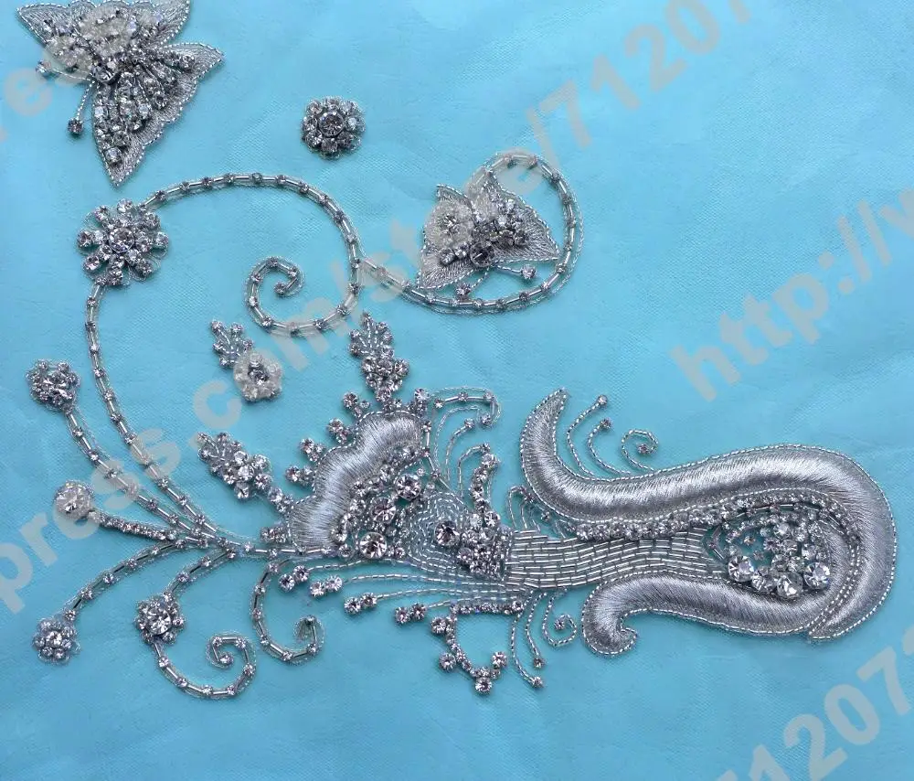 Вышивка бабочка с металлическим блеском 11 дюймов * 9 дюймов|flower flower|flower handmadeflower