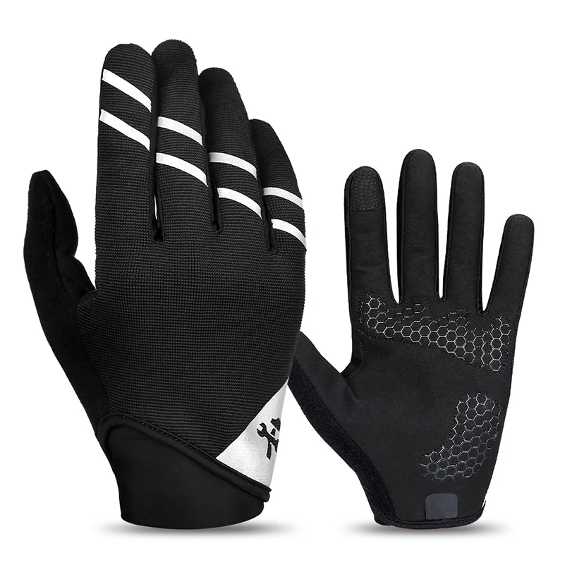 Black Grey WEST BIKING велосипедные перчатки полный палец инструмент Многофункциональные велосипедные перчатки противоскользящие перчатки инструмент перчатки сенсорный экран открытый перчатки для велоспорта - Цвет: Black Grey