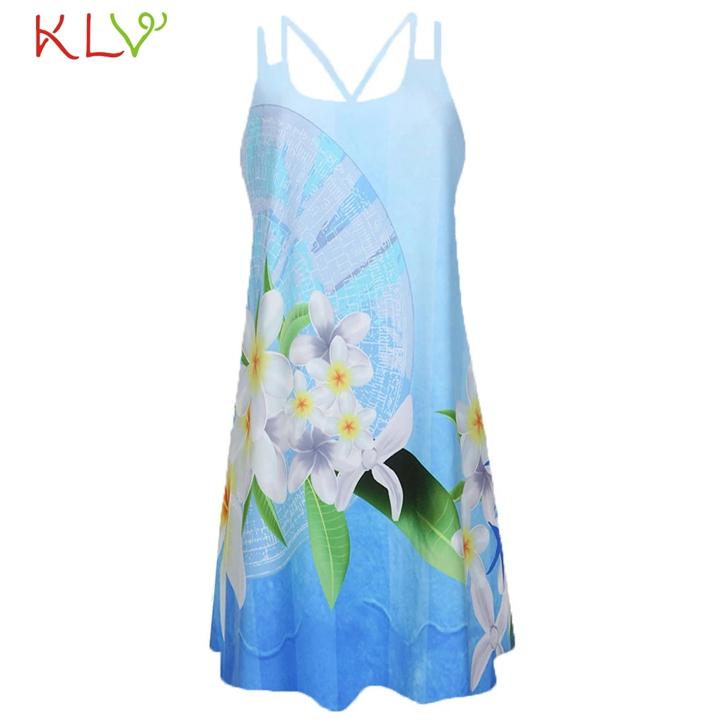 Женское платье с цветочным принтом винтажное повседневное пляжное вечернее 5XL