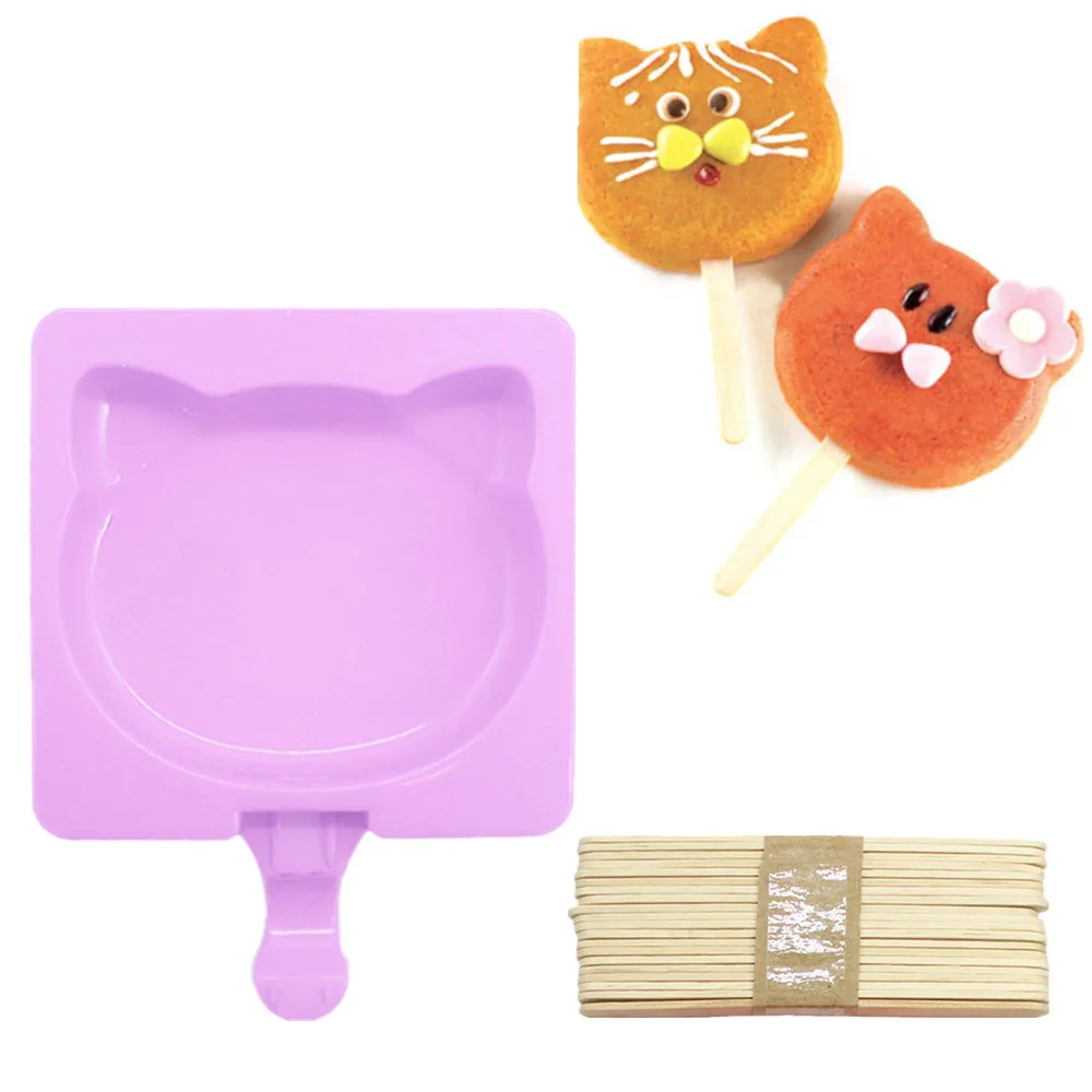 Силиконовая форма для мороженого в виде милых щенков когтей собак кошек лап