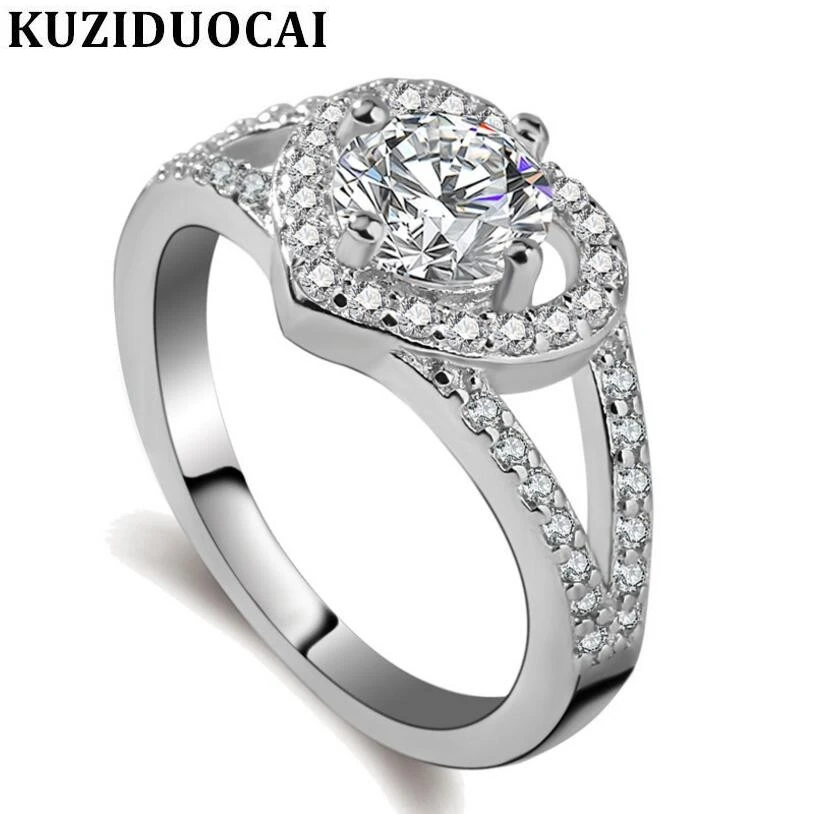 Kuziduocai новые модные ювелирные изделия бохо из нержавеющей стали циркон любовь