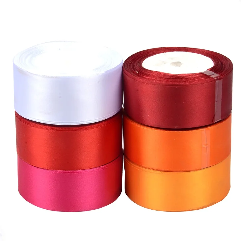 25Yards/Roll 6mm 10mm 15mm 20mm 25mm 40mm 50mm Silk Satin Ribbons arts crafts sewing ribbon handmade materials gift wrap | Дом и сад