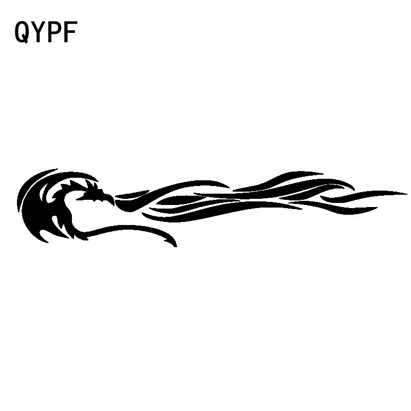QYPF 17 см * 3 4 Феникс пламя племенные модные виниловые автомобильные наклейки