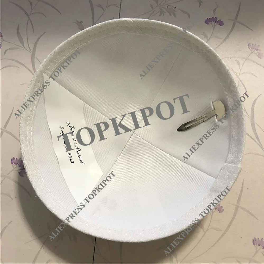 Белый льняной кипот, KIPPOT, KIPPAH шапки, YARMULKES, CIPA, еврей шапки для свадьбы