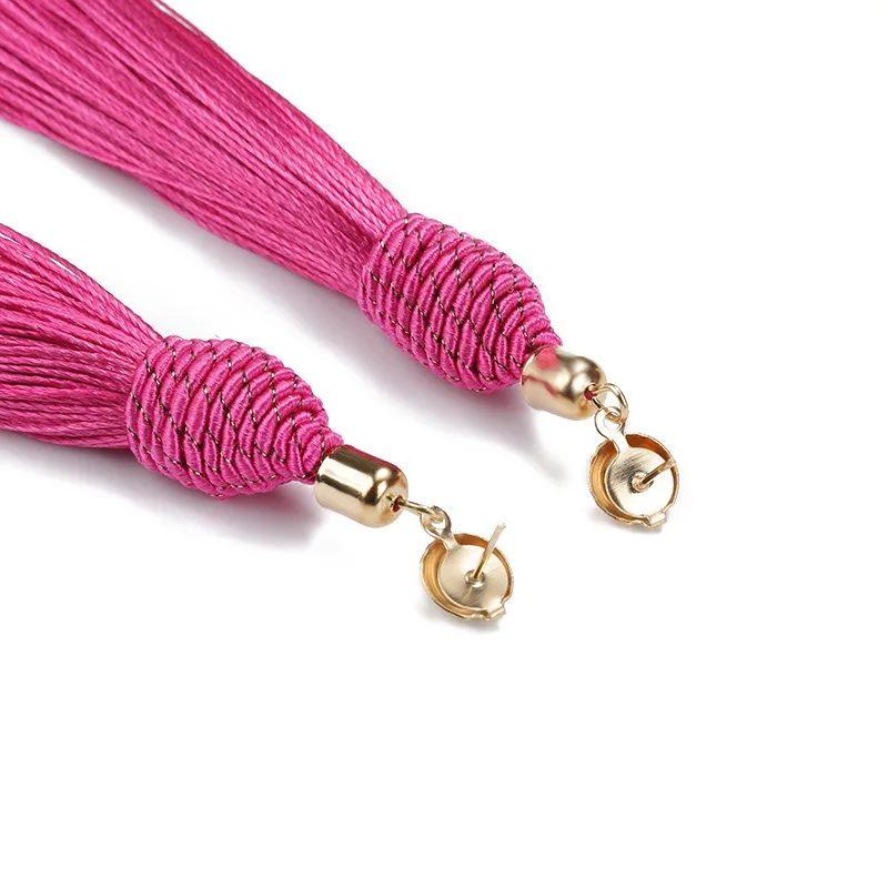 Бахромой себе длинные серьги кисточкой Популярный бренд распродажа модные