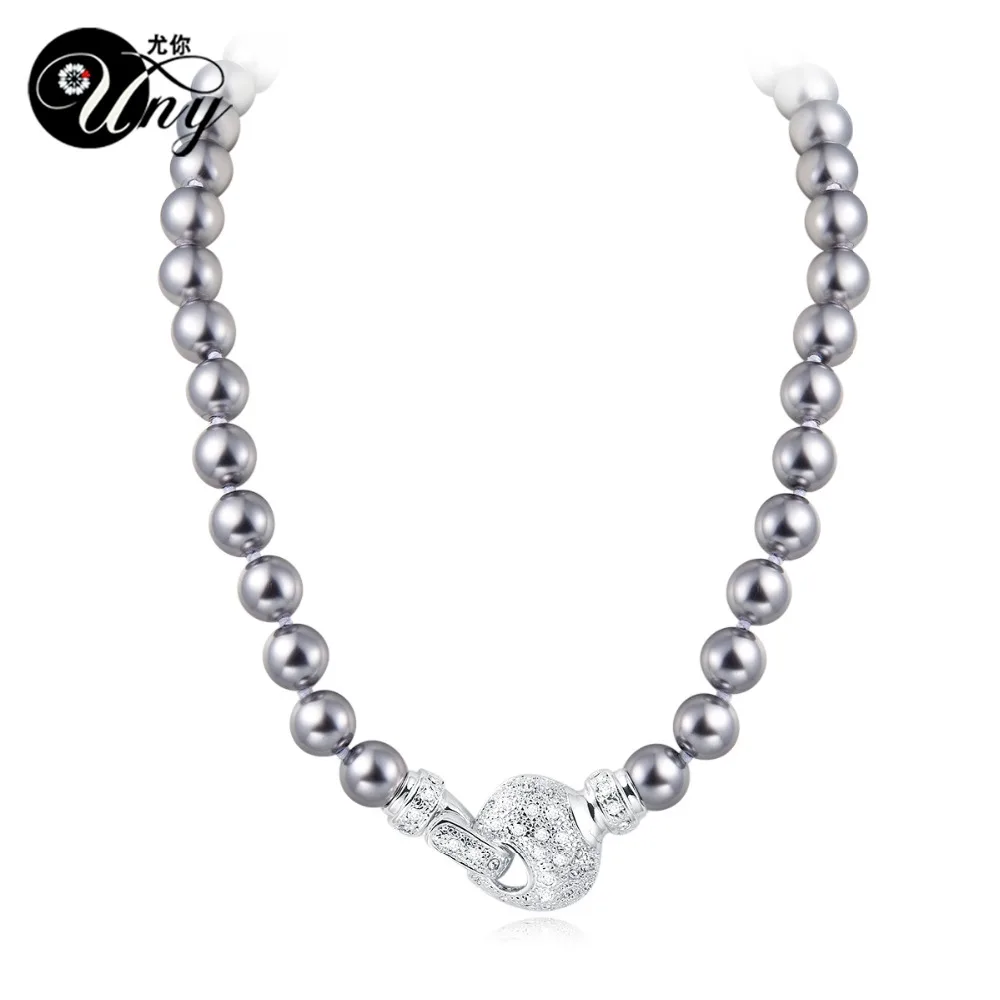 Uny Jewelry Миниатюрный кулон Цепочки и ожерелья родием Циркон с искусственным