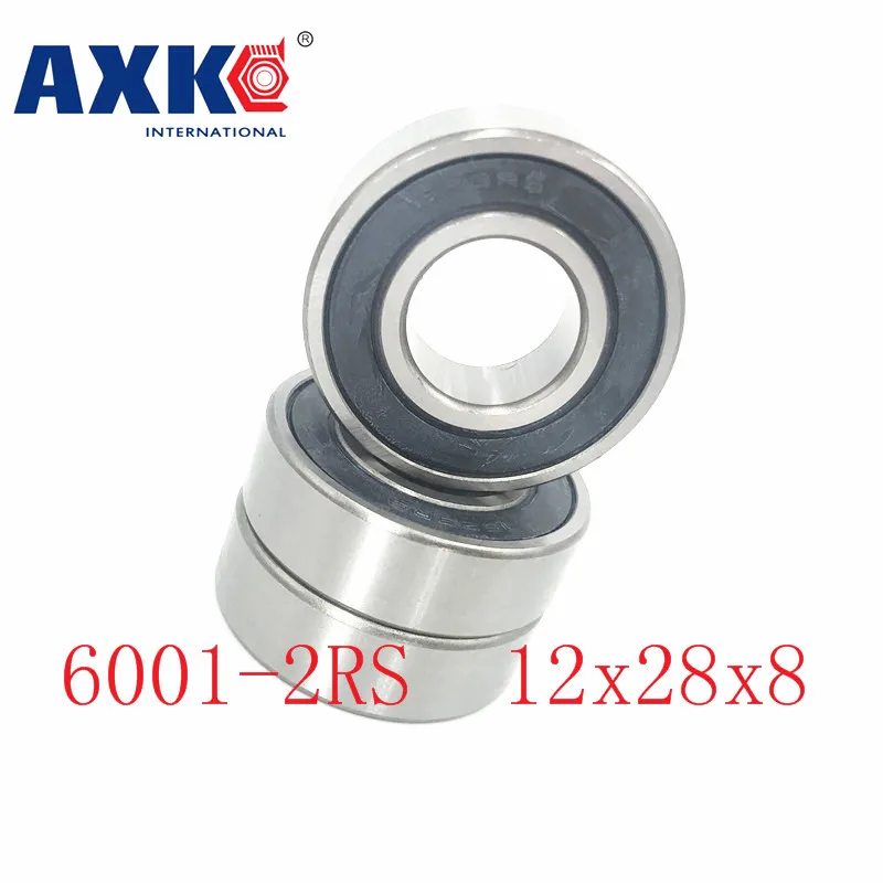 

Axk 6001-2rs Bearing Abec-5 (10pcs) 12x28x8 Mm Sealed Deep Groove 6001 2rs Ball Bearings 6001rs 180101 Rs