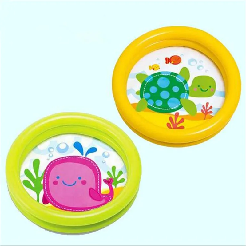 Маленький двойной детский бассейн складная детская ванна надувная для купания