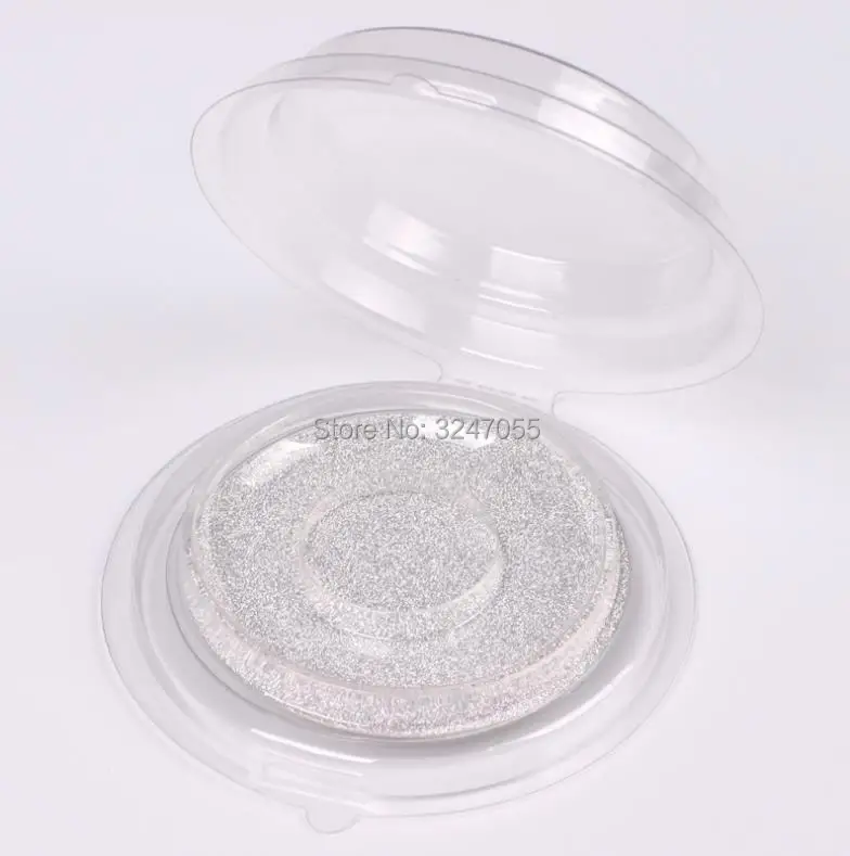 5 шт./лот пустые прозрачные круглые накладные ресницы для хранения блистерная