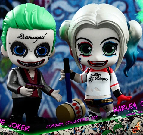 NEW hot 10 cm 2 pz/set Suicide Squad Harley Quinn Joker action figure toys collection regalo Di Natale con la scatola | Игрушки и хобби