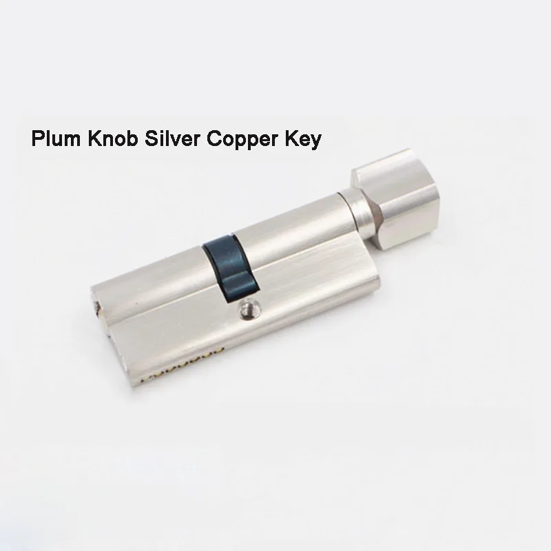 Противоугонный дверной замок медный с сердечником безопасности 65 мм 70 цилиндр 3