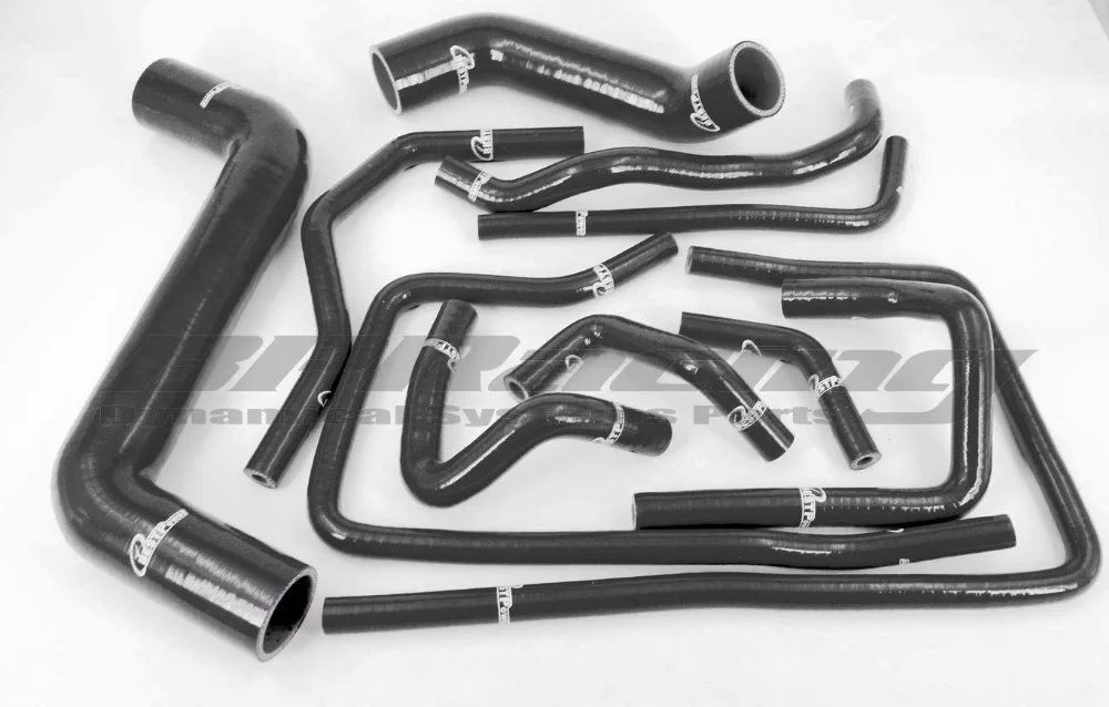 Набор силиконовых радиаторов для Subaru Impreza GGB GDB 2 0 STI VER 7 VER8 VER9 Black|Шланги и зажимы| |