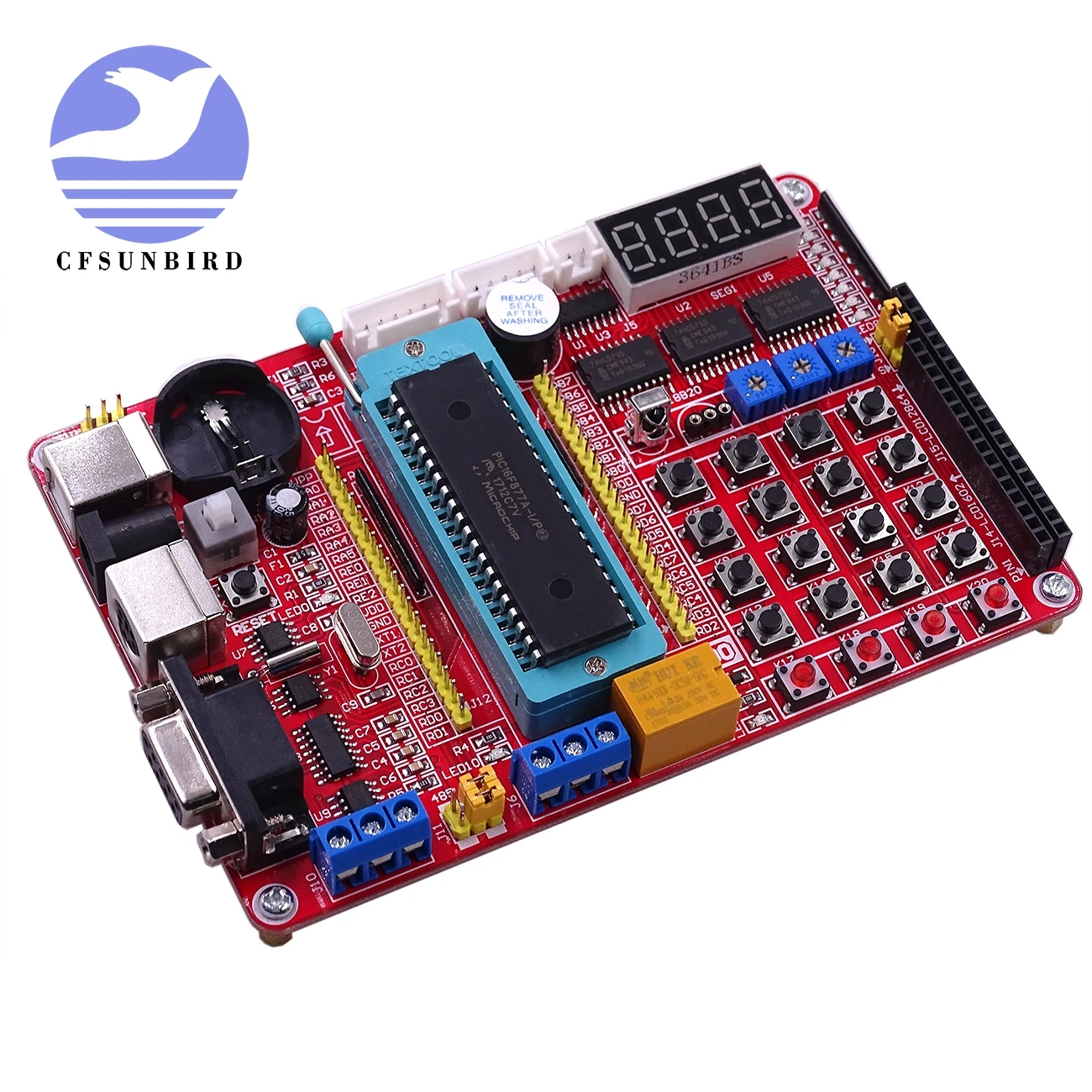 Макетная мини система PIC MCU макетная плата + микрочип PIC16F877A USB кабель|microchip board|microchip