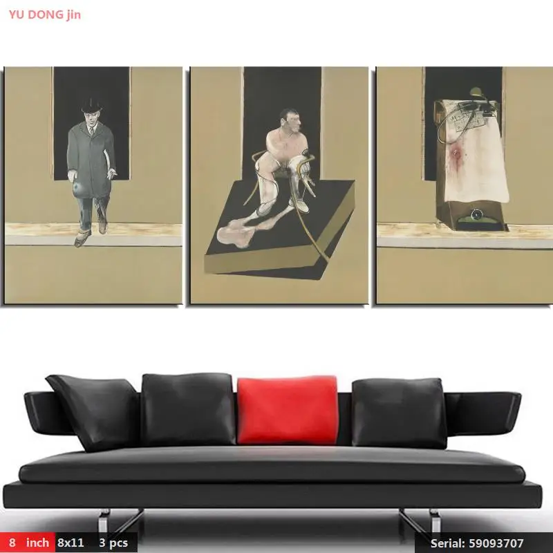 Francis Bacon натюрморт абстрактная картина маслом Рисование Искусство спрей без рамы