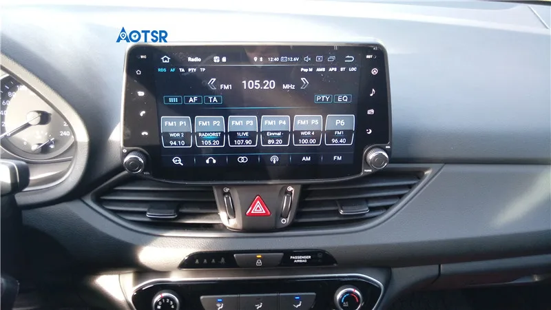 Восьмиядерный ОЗУ, 4 Гб ПЗУ, 64 ГБ, Android 9,0, подходит для hyundai i30, автомобильный dvd-плеер, навигация, gps Радио, SD карта, стерео видео головное устройство
