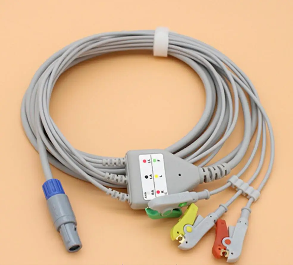 Для Biosys 3 свинцовый кабель ECG и свинцовые провода Стандартный один шт. Redel 6
