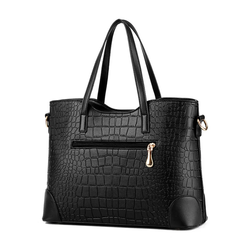 2 шт. женская сумка-тоут Женская Большая вместительная сумка из тисненой кожи