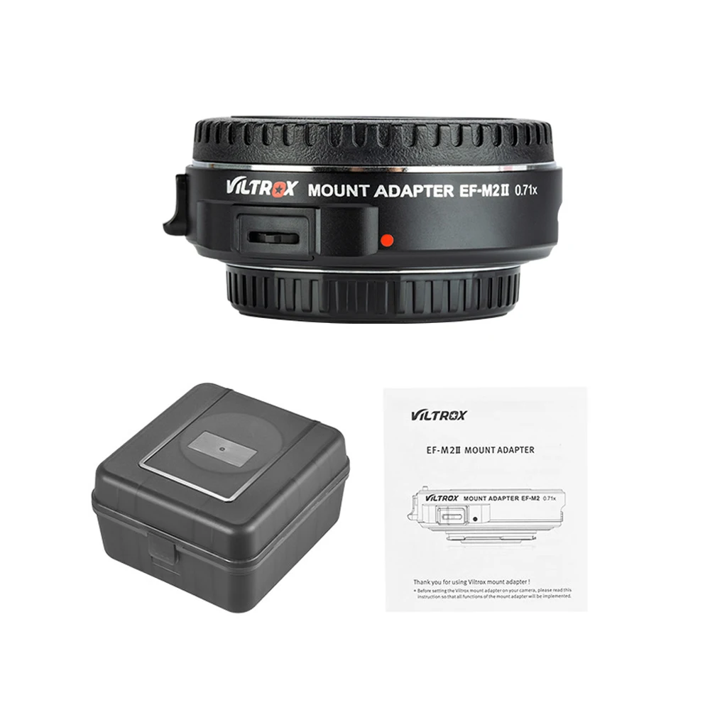 Viltrox EF-M2 AF с автофокусом переходное кольцо для объектива Canon EOS EF серии объективов кольца для Micro Four Thirds MTF M4 3 Cam