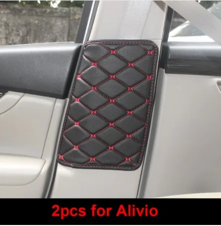 6 2 шт. для SUZUKI Vitara S CROSS Alivio ремень безопасности Пряжка защитная накладка B Колонка защита колодки-в хром стиль fr - Цвет: 6