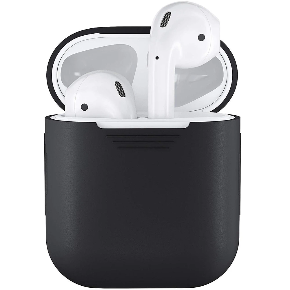 Новый ударопрочный защитный цветной Мягкий силиконовый чехол с Bluetooth Airpods