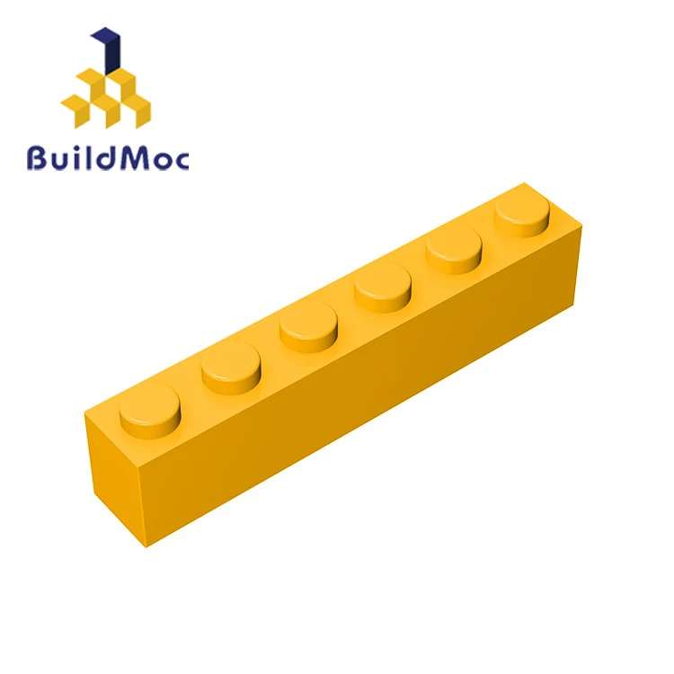 Совместимые детали BuildMOC 3009 1x6 для строительных блоков сделай сам Электрический