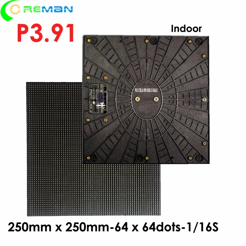 Горячая продажа P3.91 RGB led панель модуль фото сообщения видео Крытый светодиодный
