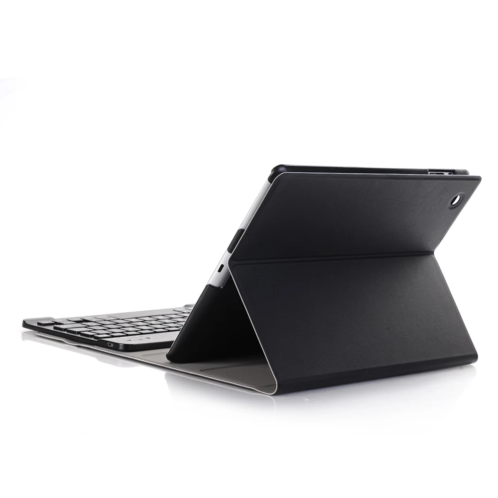 Для iPad 2/3/4 чехол клавиатуры, ультра тонкий смарт Folio Stand Кожа PU чехол+ Съемная Беспроводной Bluetooth клавиатура