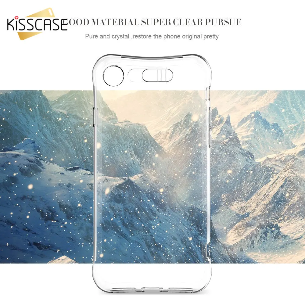 KISSCASE свет кремния чехол для телефона силиконовый на айфон 5s 5 SE iPhone 7 6 6s 8 Plus