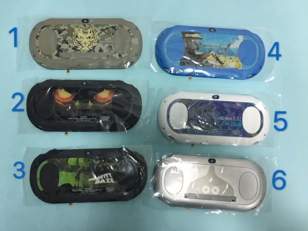 Сменная панель сенсорного экрана для PS Vita 2000 PSV Задняя Лицевая ITA2000 корпус чехол |