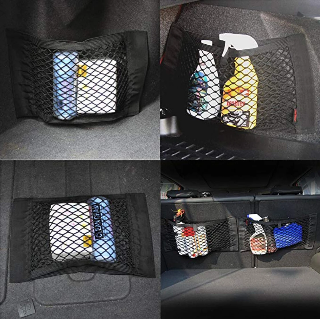 Авто задний багажник сиденье эластичная сетка сумка пакет для хранения клетка
