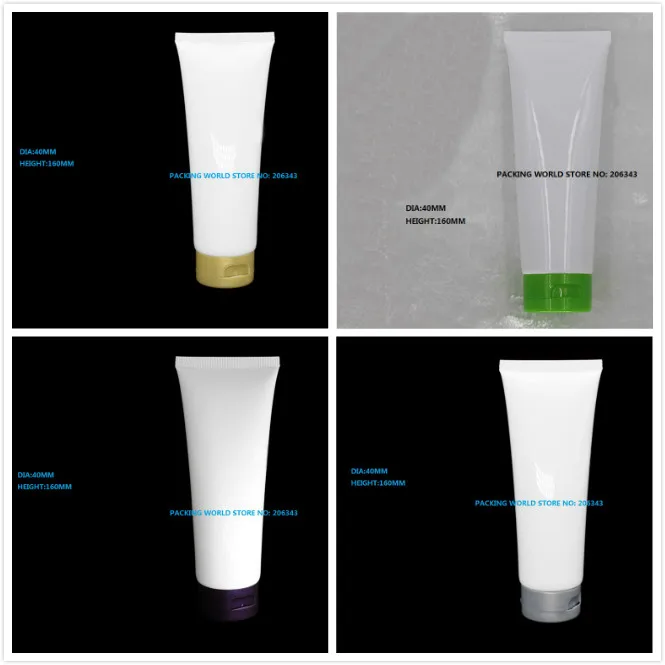 Белая мягкая трубка 120 мл для мягкой стирки/масла/крема рук/эссенции