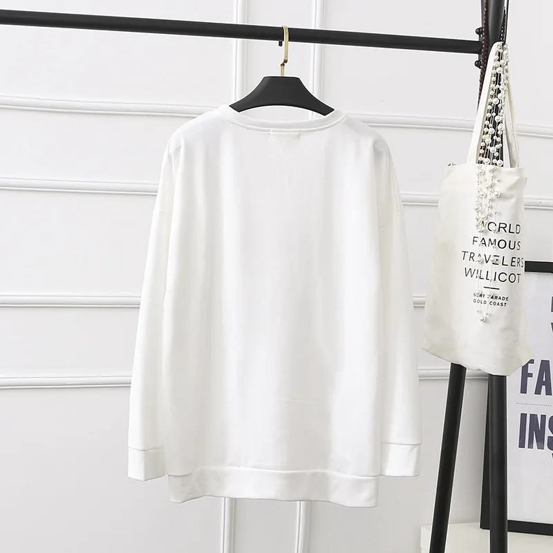 Ubetoku 2018 Winter Spring women sweatshirts ladies cotton hoodies cute cat fishbone pullovers plus size clothing | Женская одежда