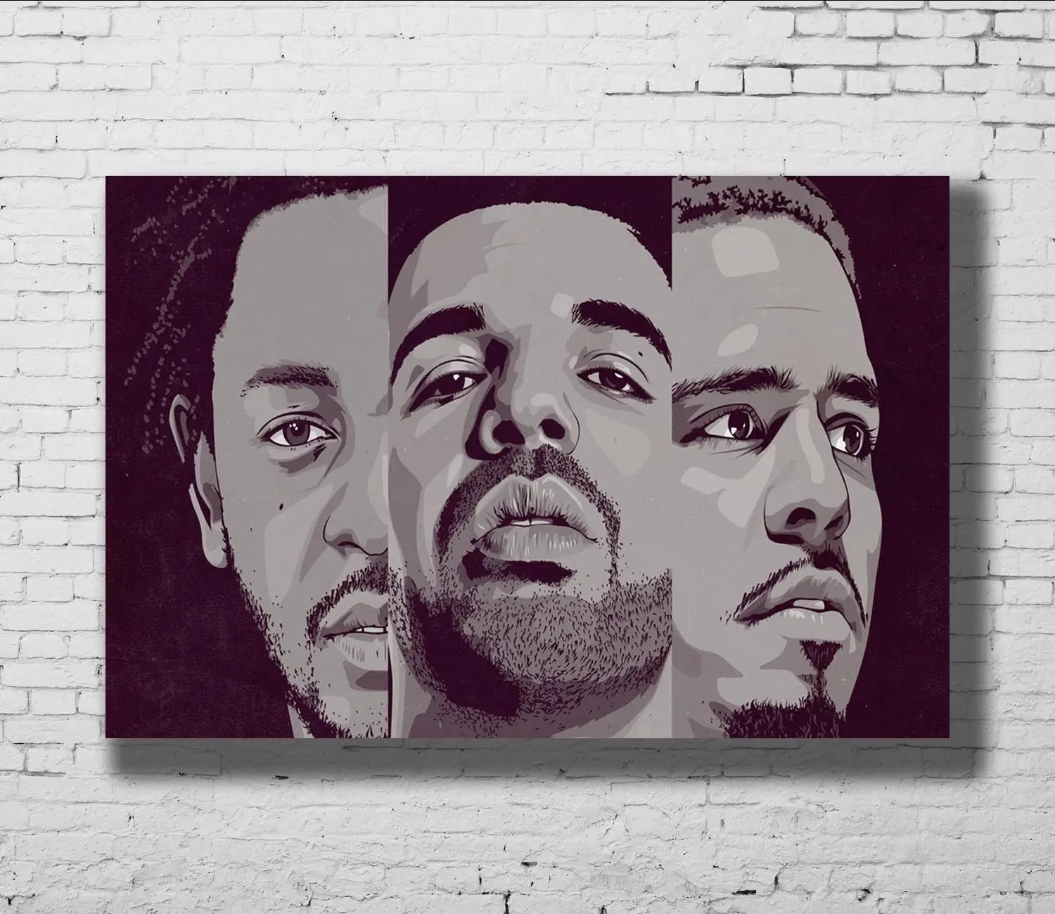 Q0725 постеры и принты Дрейк J Cole & Kendrick Lamar хип хоп рэп музыка LW холст художественный