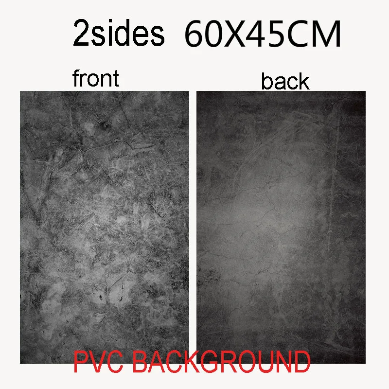 60X45 см 2 стороны 24 цвета ПВХ фотофоны Водонепроницаемый Премиум мраморная