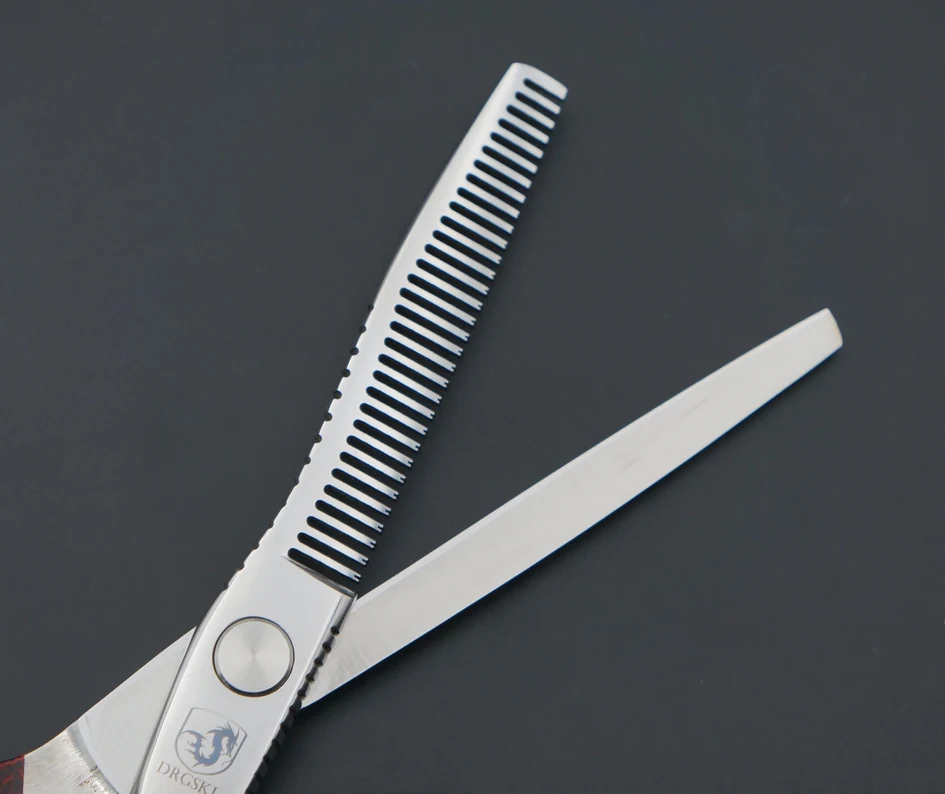 [DRGSKL] NEW nonslip hair cut scissors high quality solo professional barber hairdressing scissors hair thinning shears 6.0 inch