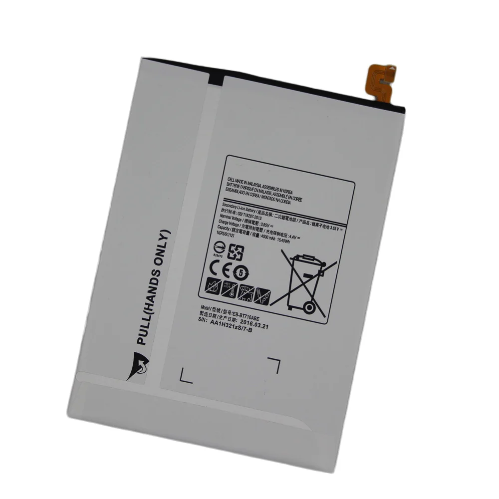 10 шт./лот ISUNOO 4000 мАч Сменные Аккумуляторы для планшетов EB BT710ABE Samsung Galaxy Tab S2 8 0 T710 T715