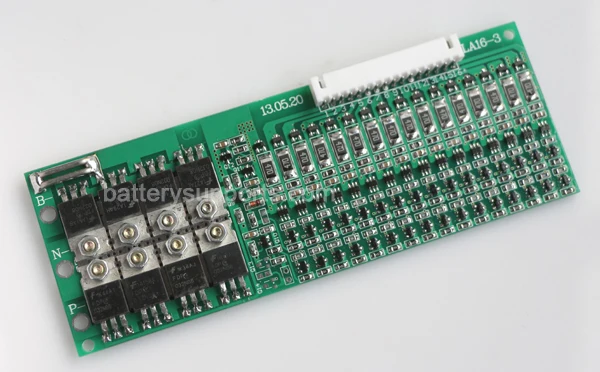 SuPower 16S 57.6V 59.2V 60V 60A Li-ion Lithium LiPo Battery BMS Management System Balance PCB IC Chip Protection Circuit Board |