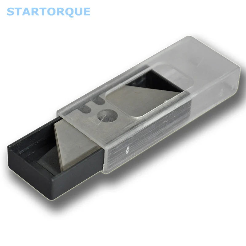 Трапециевидная Mn-сталь для ножей STARTORQUE 5 шт. 31*61*18 мм блестящая скальпель без