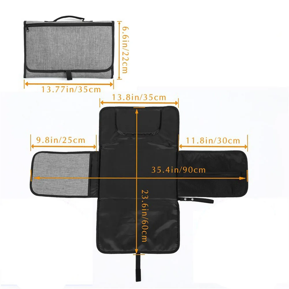 Новый Водонепроницаемый пеленальный коврик 3 в 1 многофункциональная