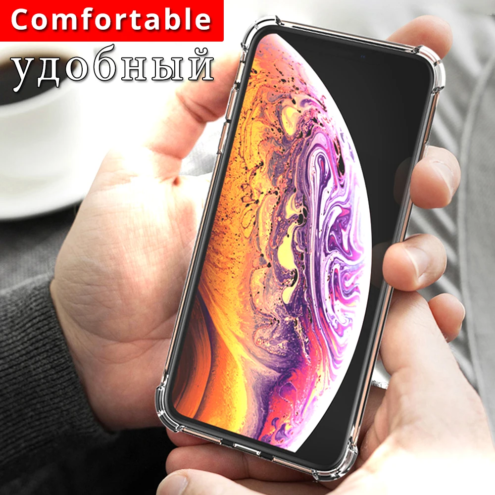 Чехол для Телефона iPhone X SE 5s 6 6S 7 8 Plus XS Max Fashion Мягкий чехол из ТПУ |