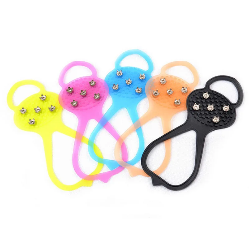 Большой размер 36 48 Нескользящий Захват для льда зимние лыжные ботинки походов